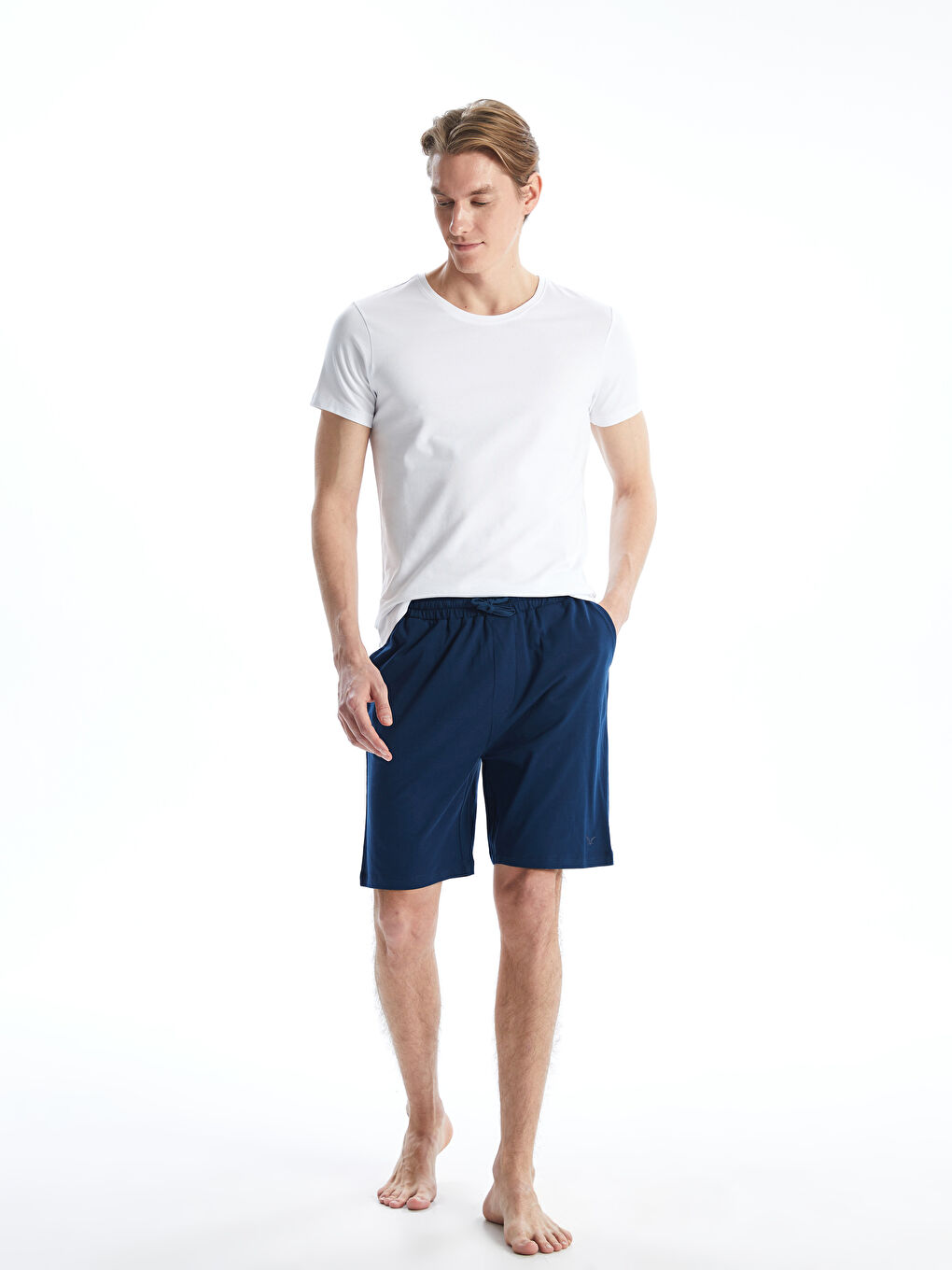 Slim Fit Men's Pyjama Bottoms Shorts -S50012Z8-JC7