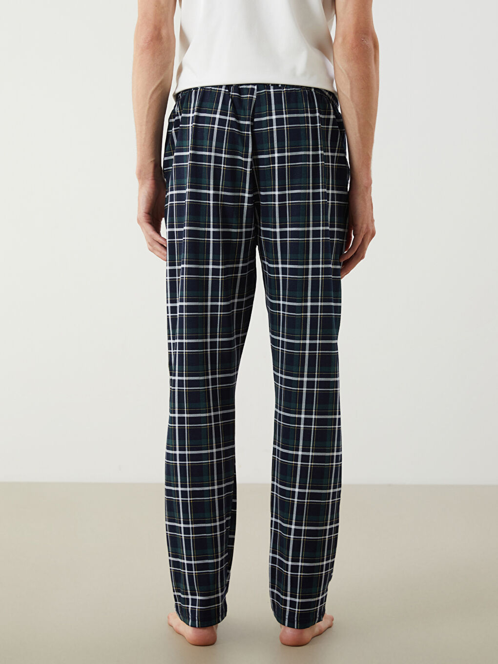Regular Fit Plaid Men's Pyjama Bottoms -S50017Z8-LSJ