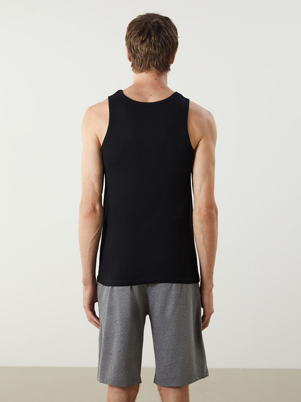 U Neck Jersey Men's Vest 2 Pack -S50030Z8-CVL