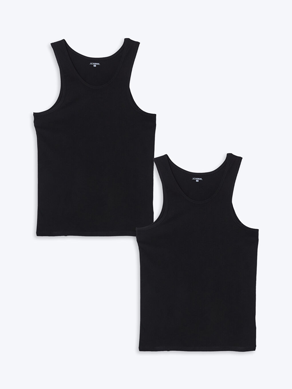 U Neck Jersey Men's Vest 2 Pack -S50030Z8-CVL