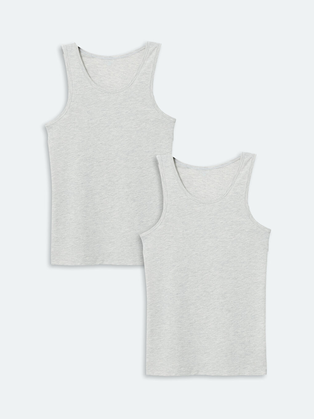 U Neck Jersey Men's Vest 2 Pack -S50030Z8-LAL