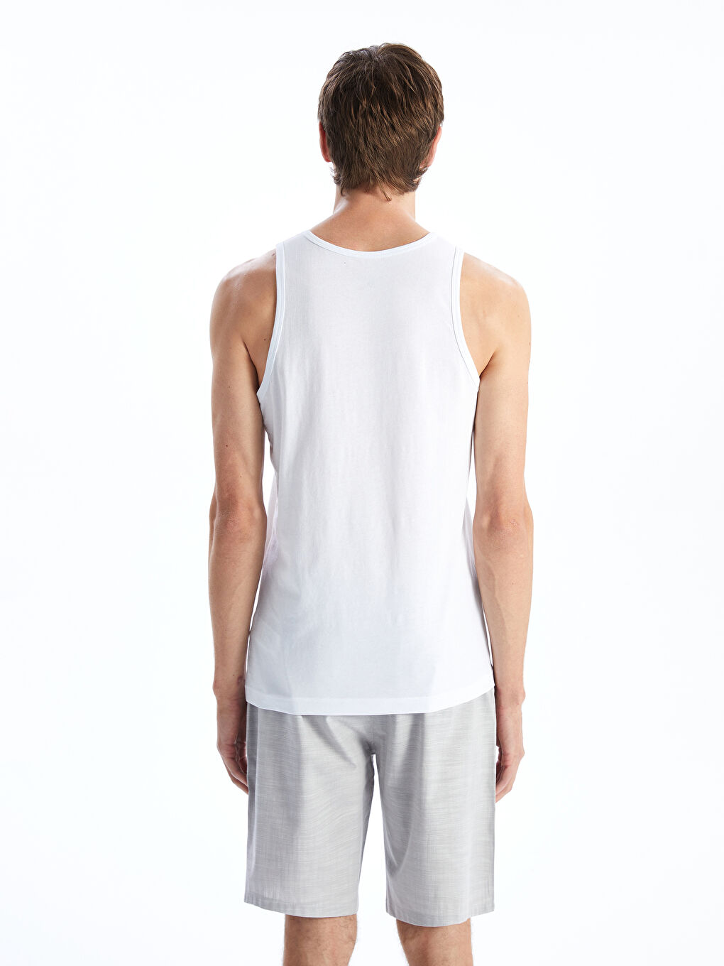 U Neck Jersey Men's Vest 2 Pack -S50030Z8-VC4