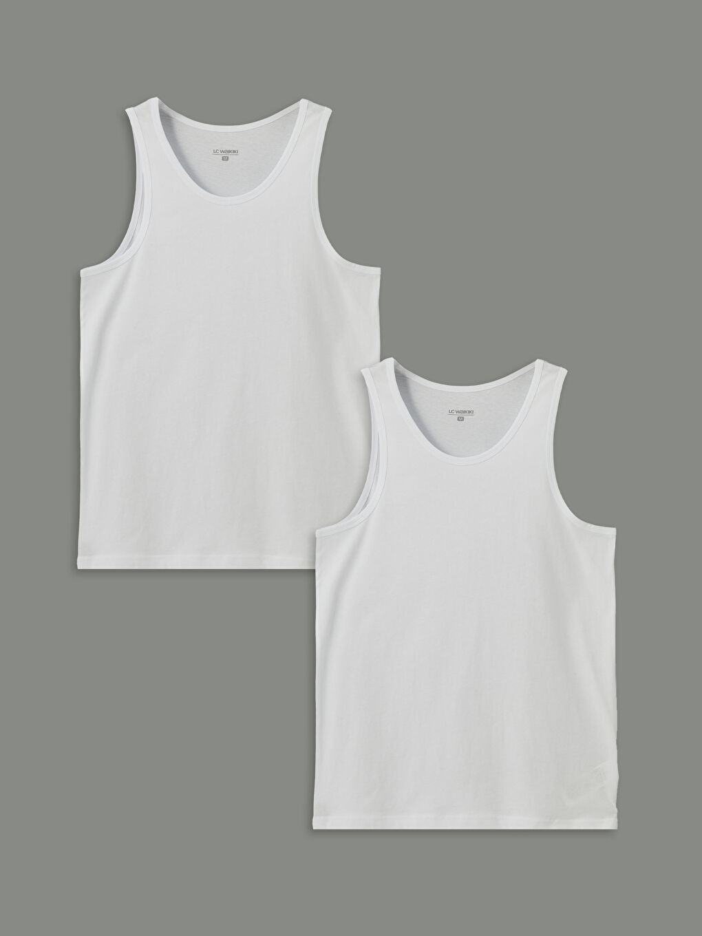 U Neck Jersey Men's Vest 2 Pack -S50030Z8-VC4