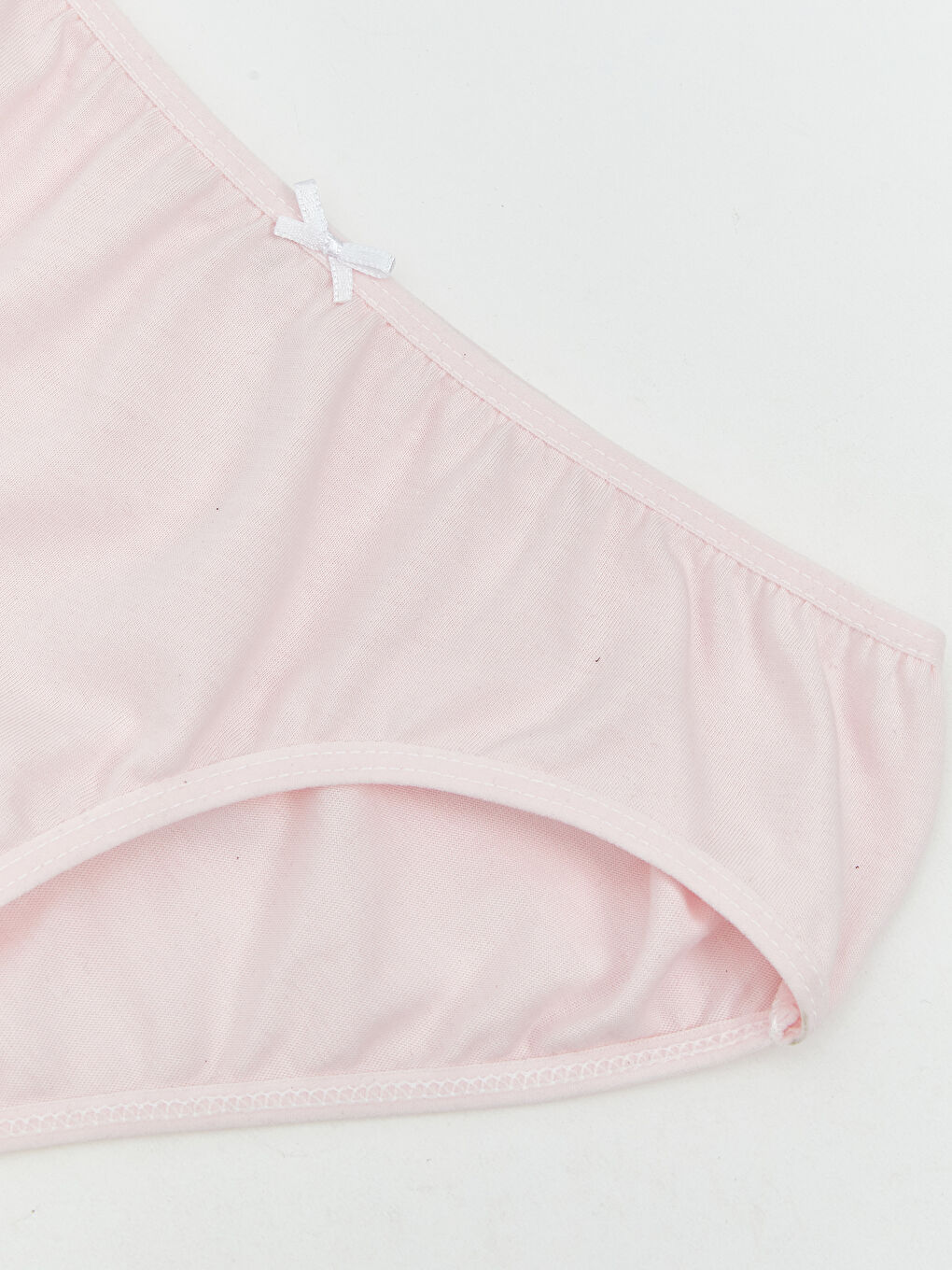 Beyaz Basic Kız Çocuk Külot-1