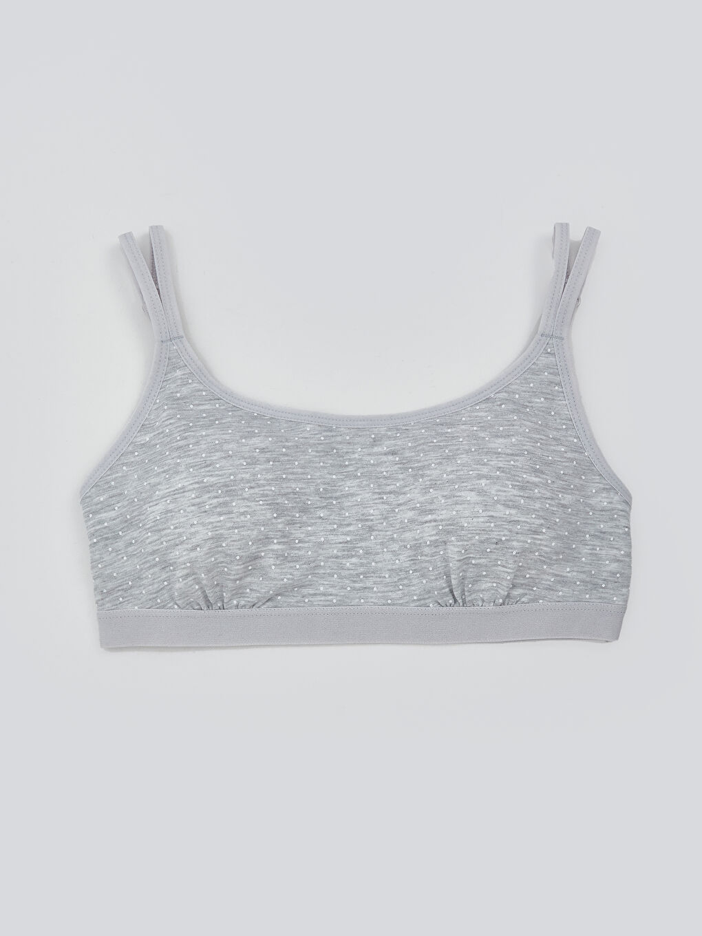 LCW Kids Gri Basic Kız Çocuk Büstiyer