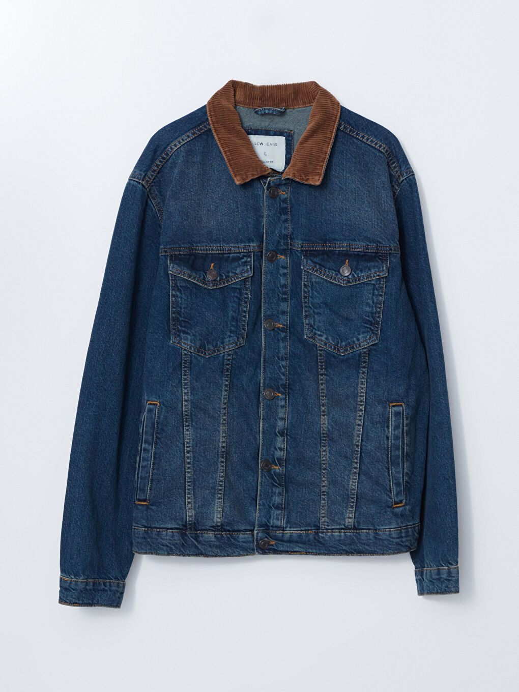 LCW Jeans جاكيت جينز رجالي بقصة عادية -S50103Z8-H45
