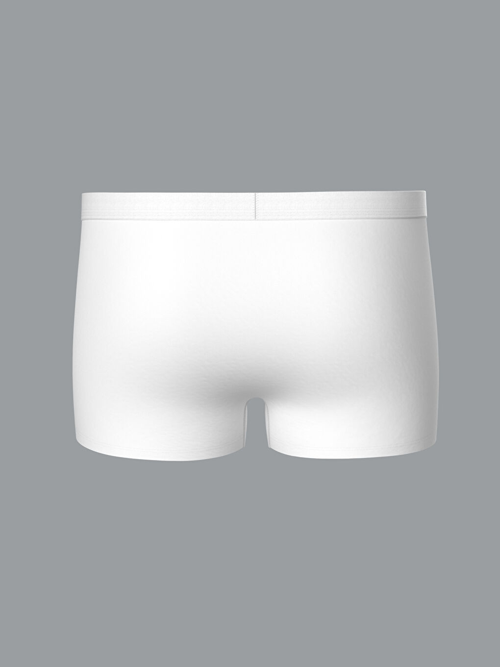 Beyaz Standart Kalıp Pamuklu Esnek Erkek Boxer-1