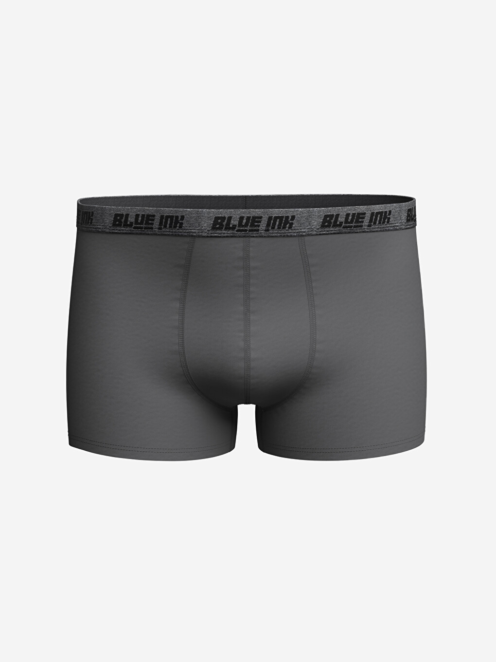 Gri Pamuklu Esnek Erkek Boxer