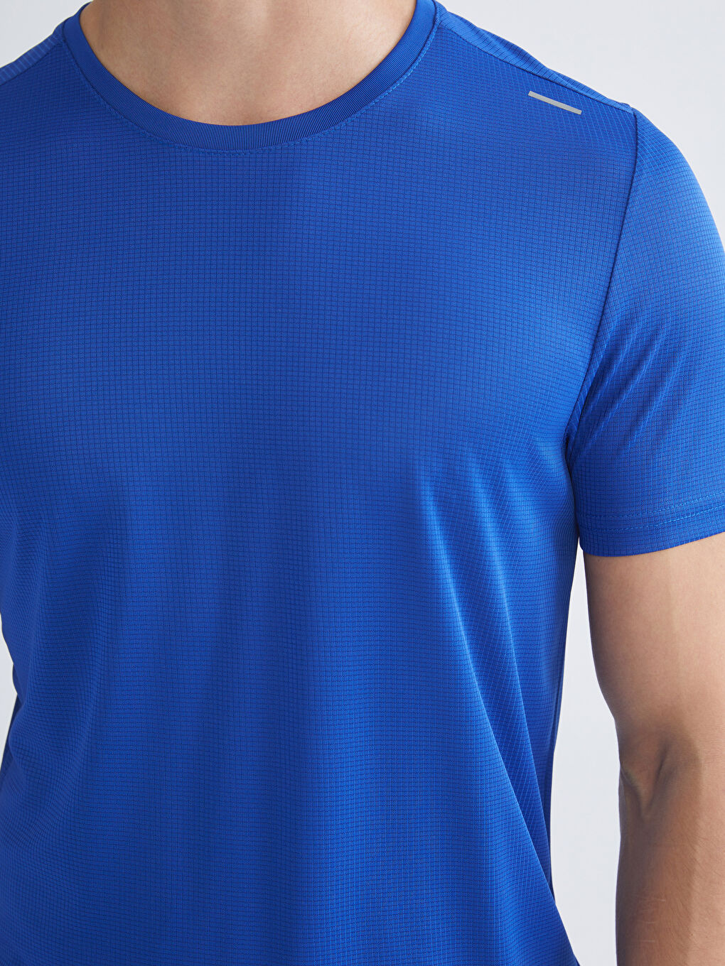 Mavi Bisiklet Yaka Kısa Kollu Erkek Spor Tişört-2