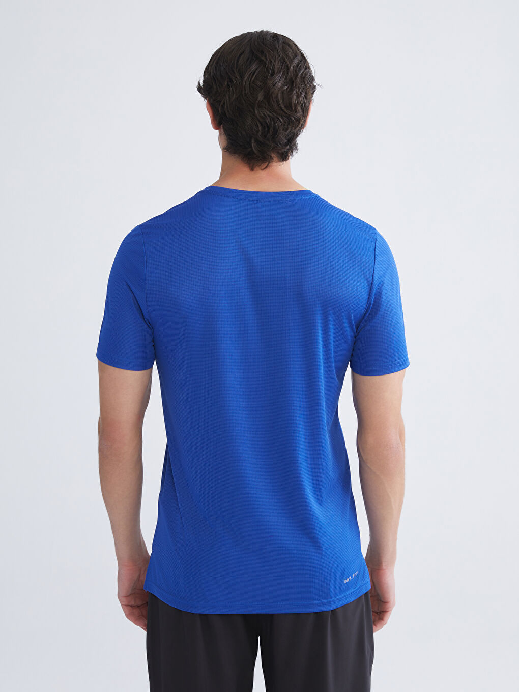 Mavi Bisiklet Yaka Kısa Kollu Erkek Spor Tişört-3