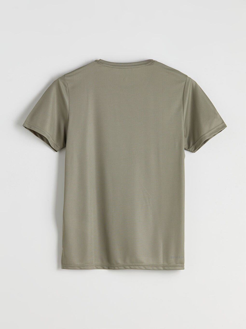 Haki Bisiklet Yaka Kısa Kollu Erkek Spor Tişört-4