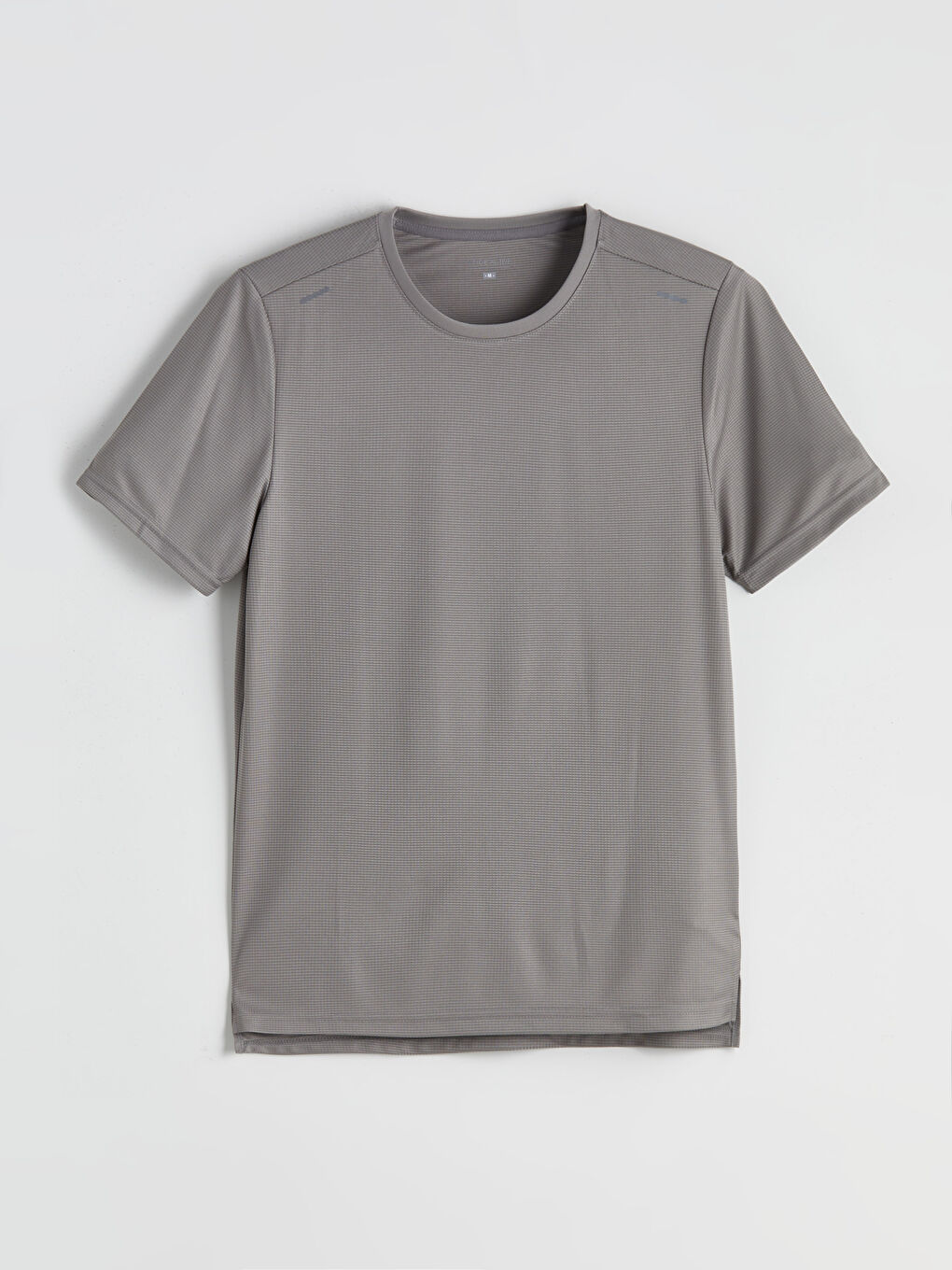 Haki Bisiklet Yaka Kısa Kollu Erkek Spor Tişört-4