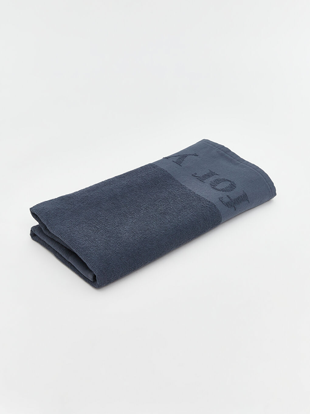 Antrasit Baskılı Erkek Plaj Havlusu 70x150 cm-1