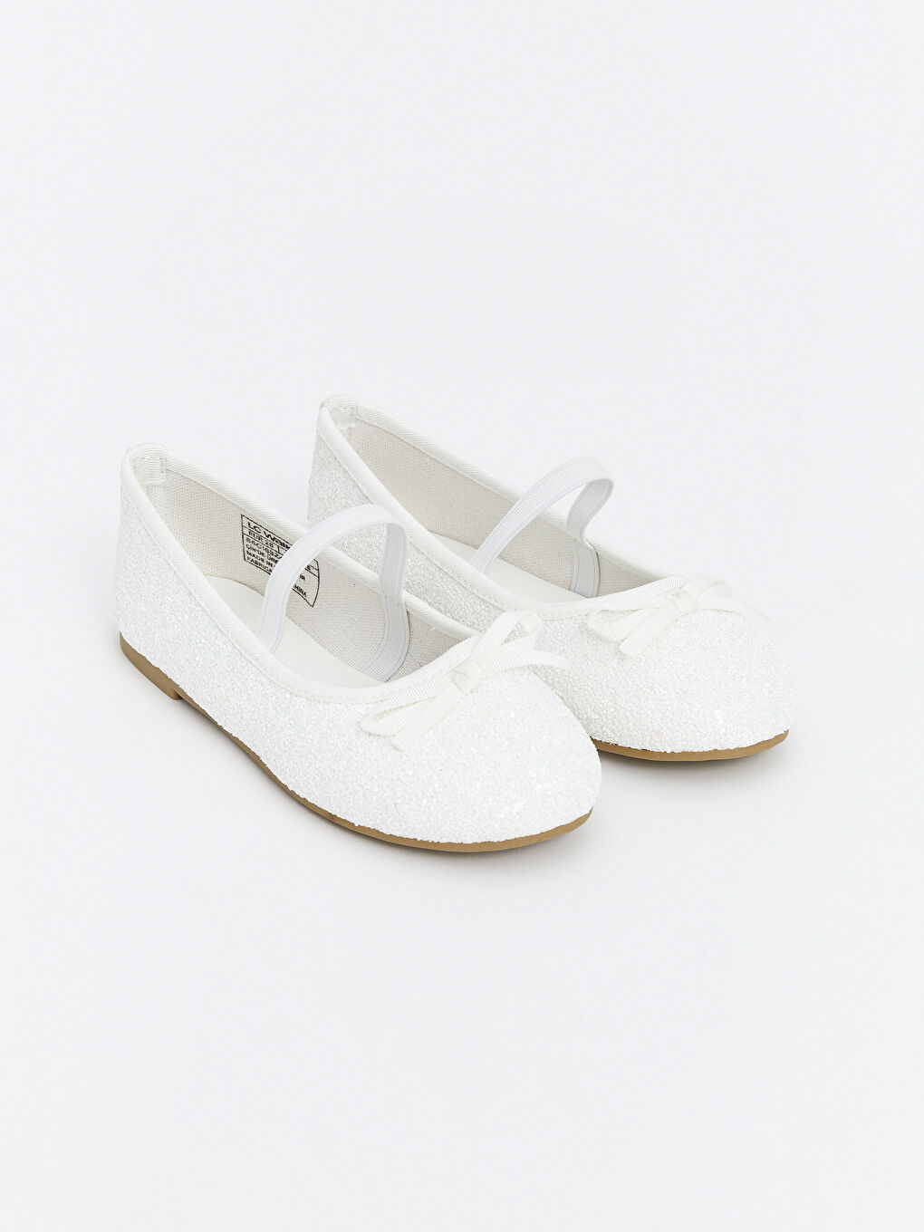 Chaussure Plate pour Fille avec Détail Nœud