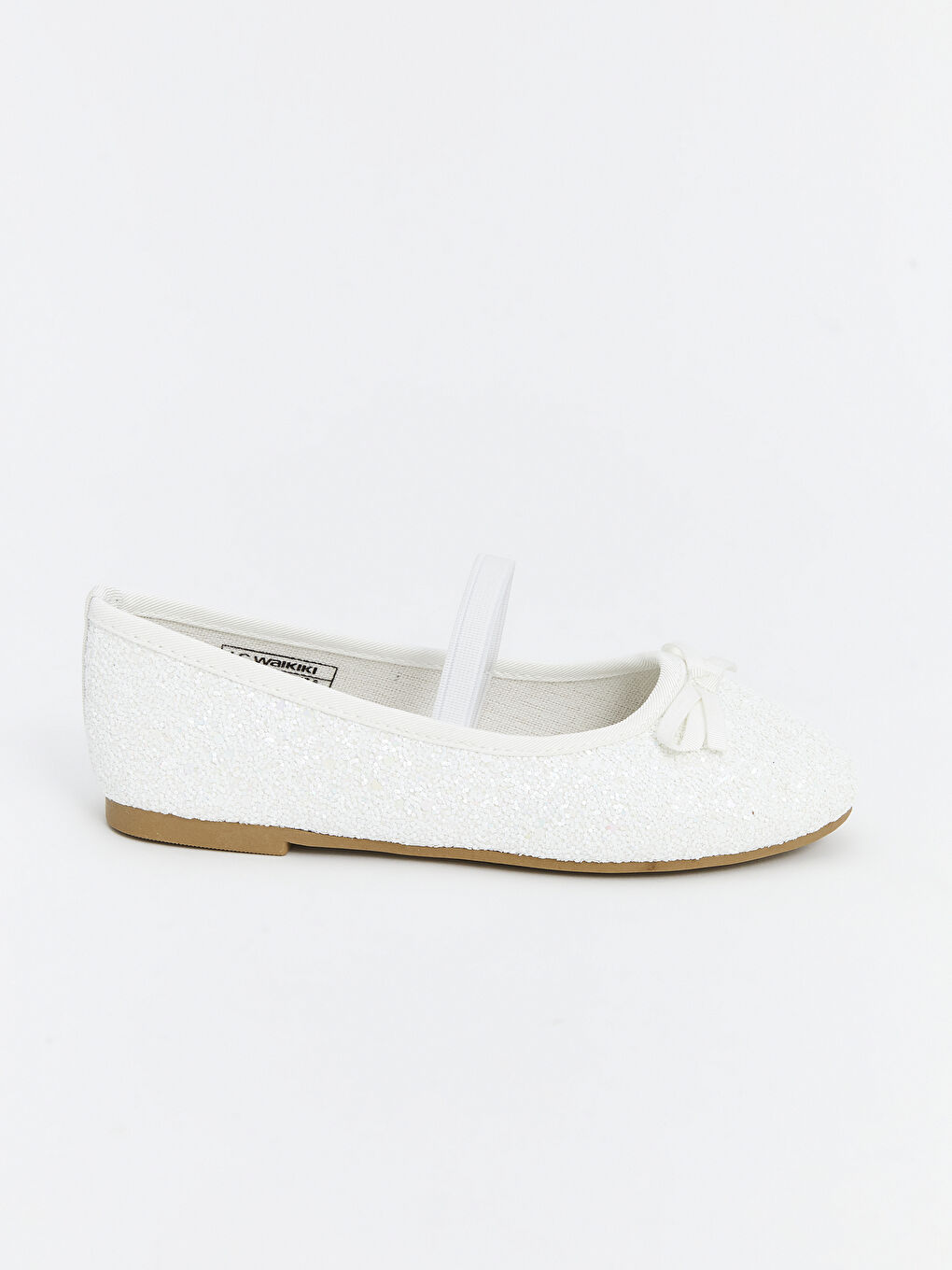 Chaussure Plate pour Fille avec Détail Nœud-1