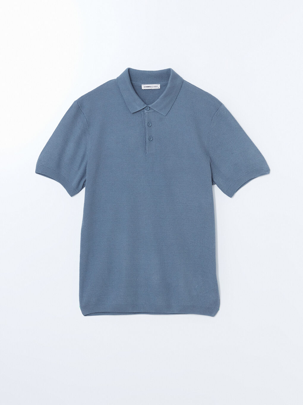 Polo Neck Short Sleeve Men's Knitwear Sweater -S50175Z8-YRE