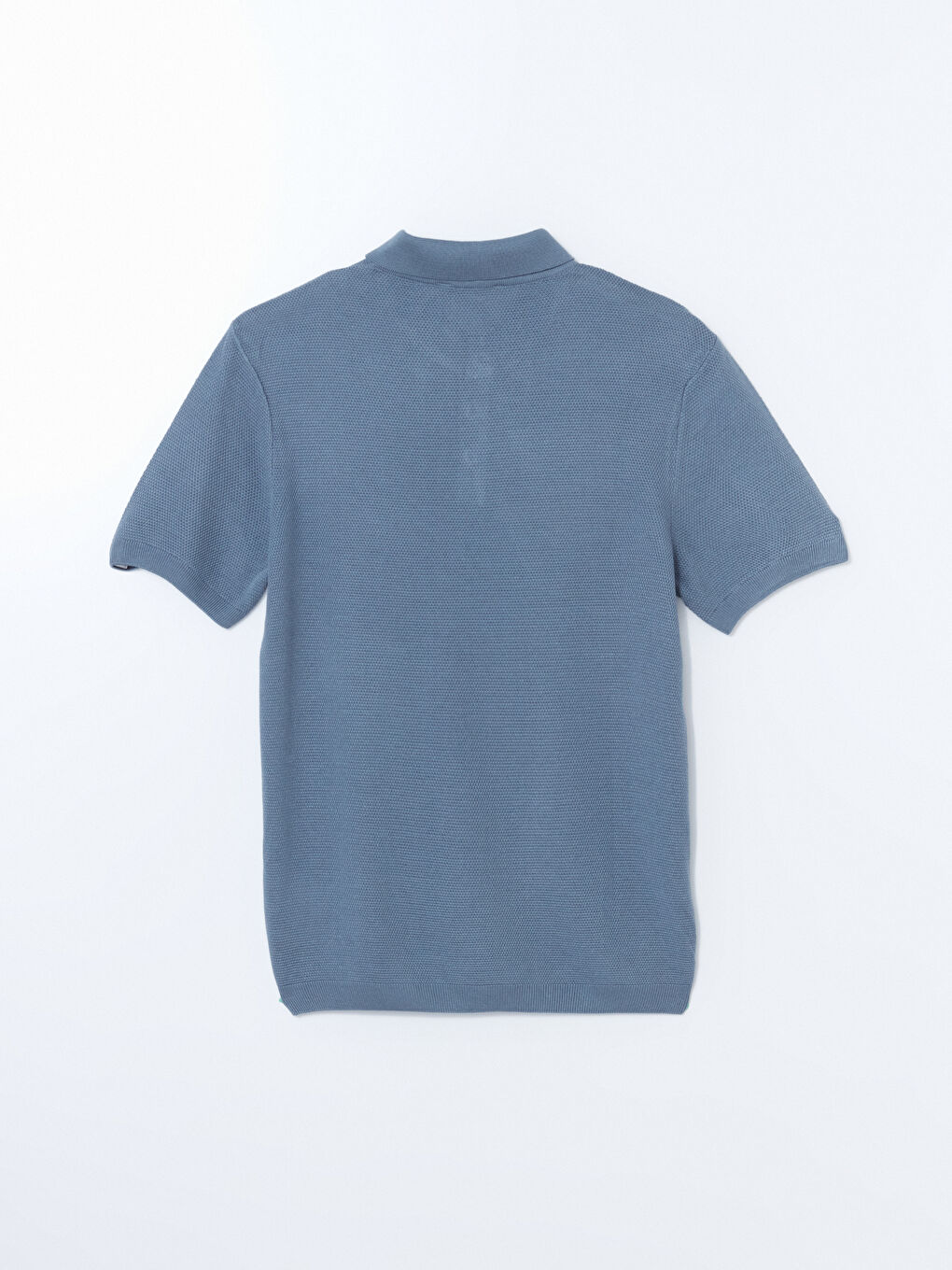 Polo Neck Short Sleeve Men's Knitwear Sweater -S50175Z8-YRE