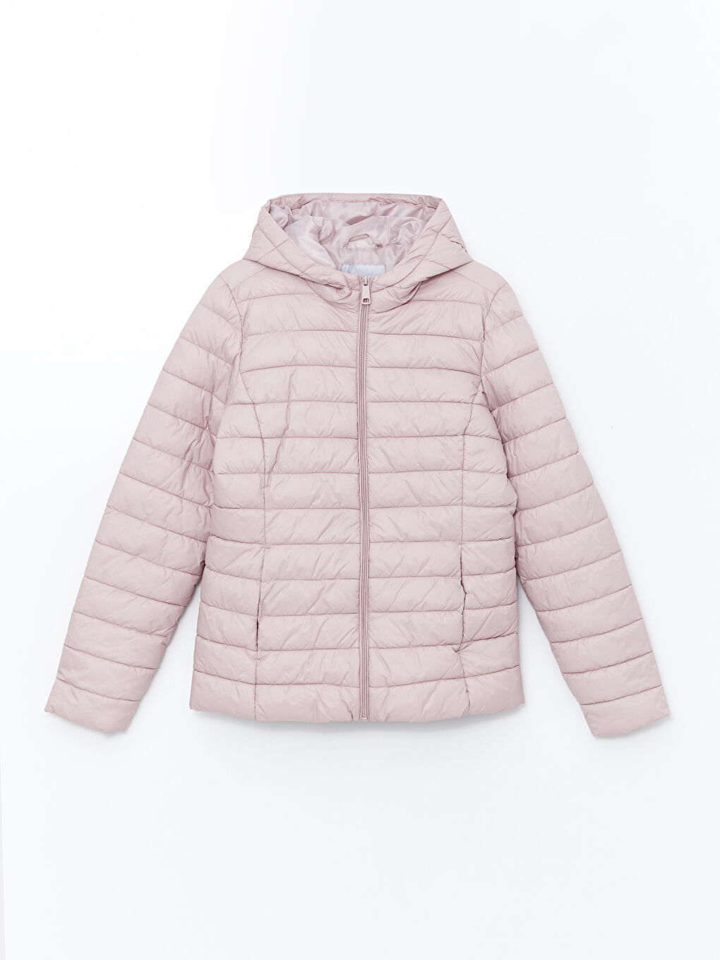 Geacă Matlasată cu Glugă pentru Femei-5