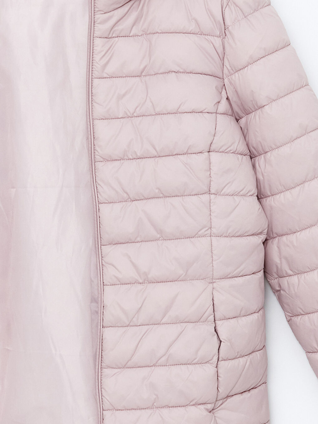 Geacă Matlasată cu Glugă pentru Femei-7