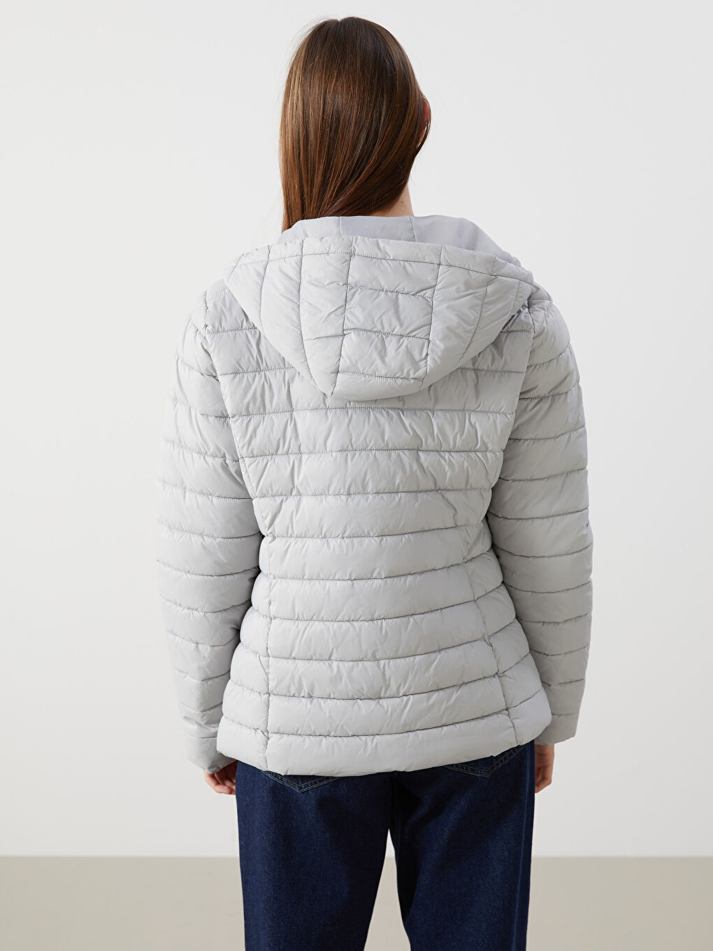 LCWAIKIKI Classic Hooded Women's Puffer Coat -S50198Z8-JSB