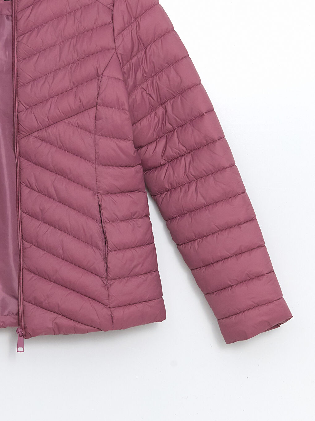 LCWAIKIKI Classic Funnel Neck Women's Puffer Coat -S50199Z8-GUV
