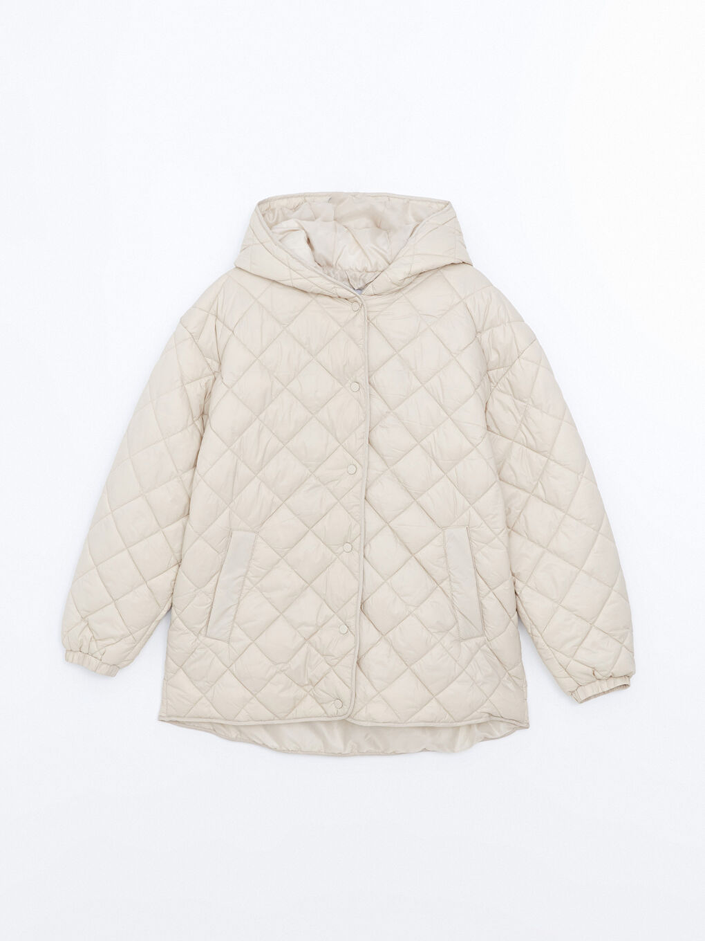 LCWAIKIKI Classic Hooded Quilted Oversize Women's Puffer Coat -S50200Z8-SB4