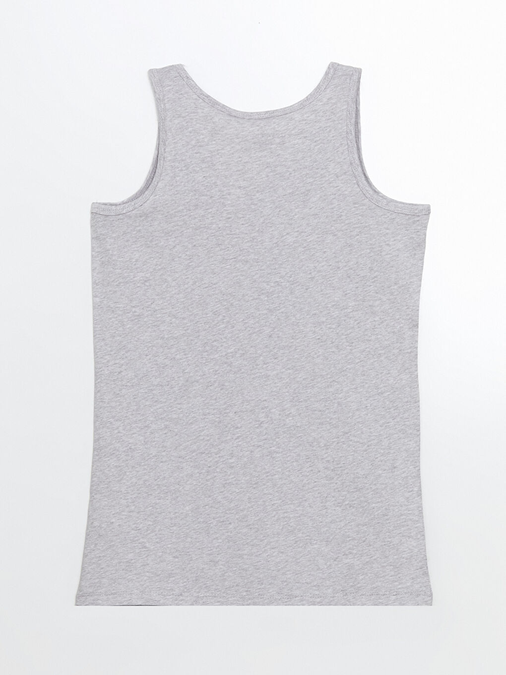 Gri Bisiklet Yaka Erkek Çocuk Atlet-2