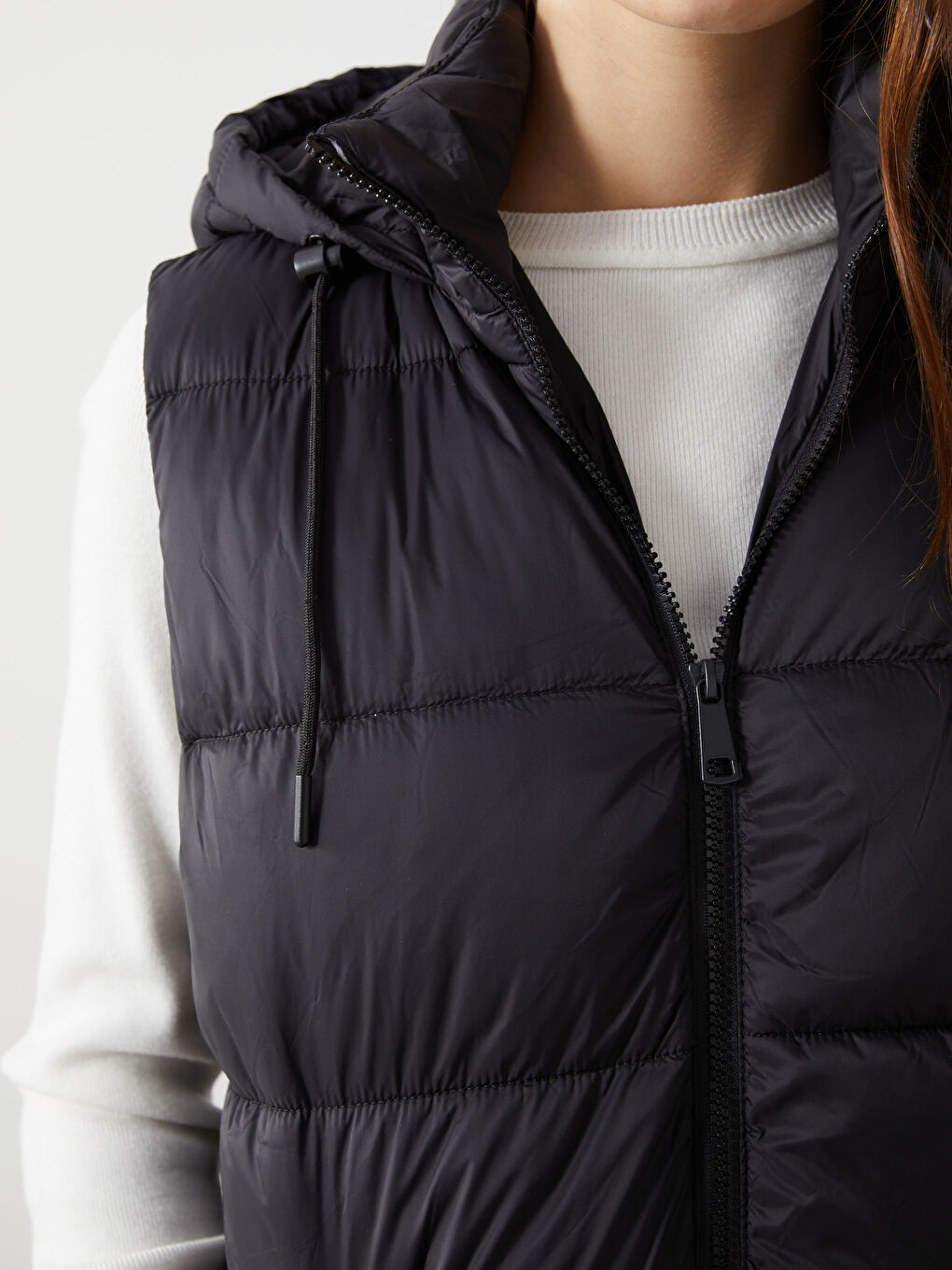Women's Inflatable Vest With Hood -S50216Z8-CVL