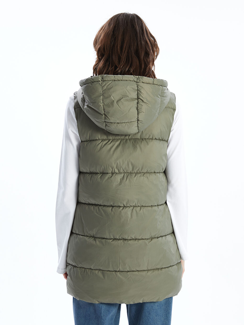 Women's Inflatable Vest With Hood -S50216Z8-GXF