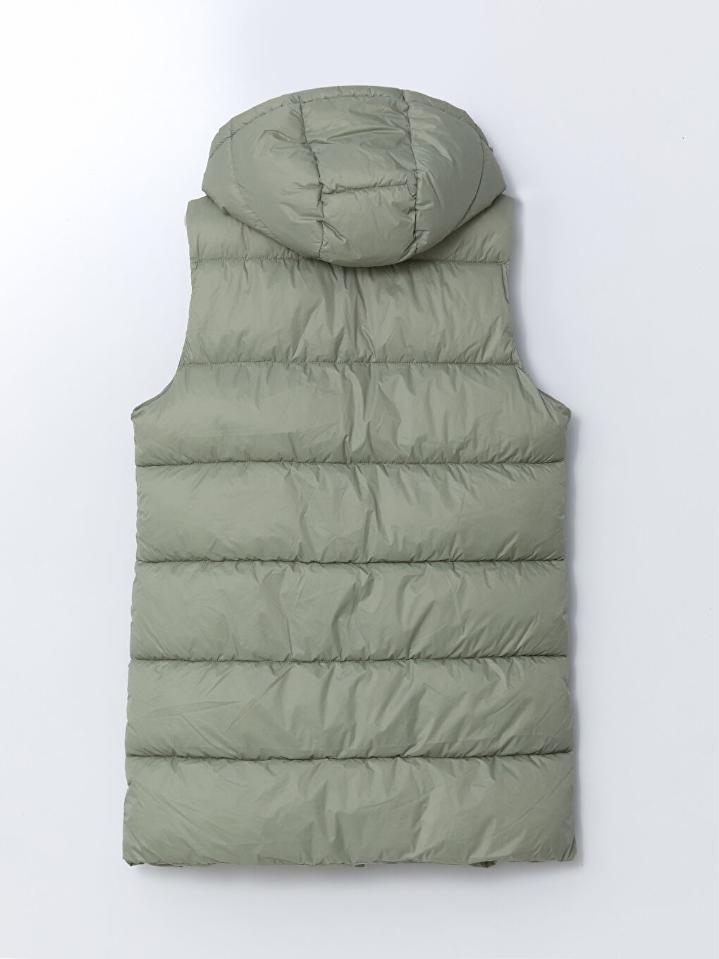 Hooded Women's Puffer Gilet -S50217Z8-GGY