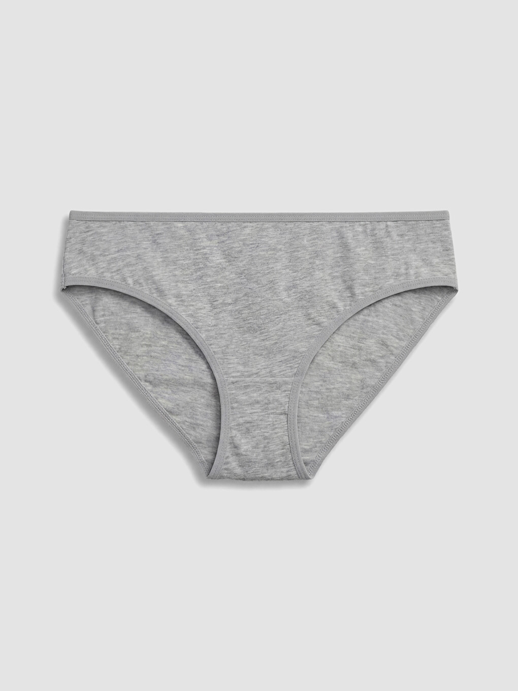 Gri Düz Bikini Külot-2