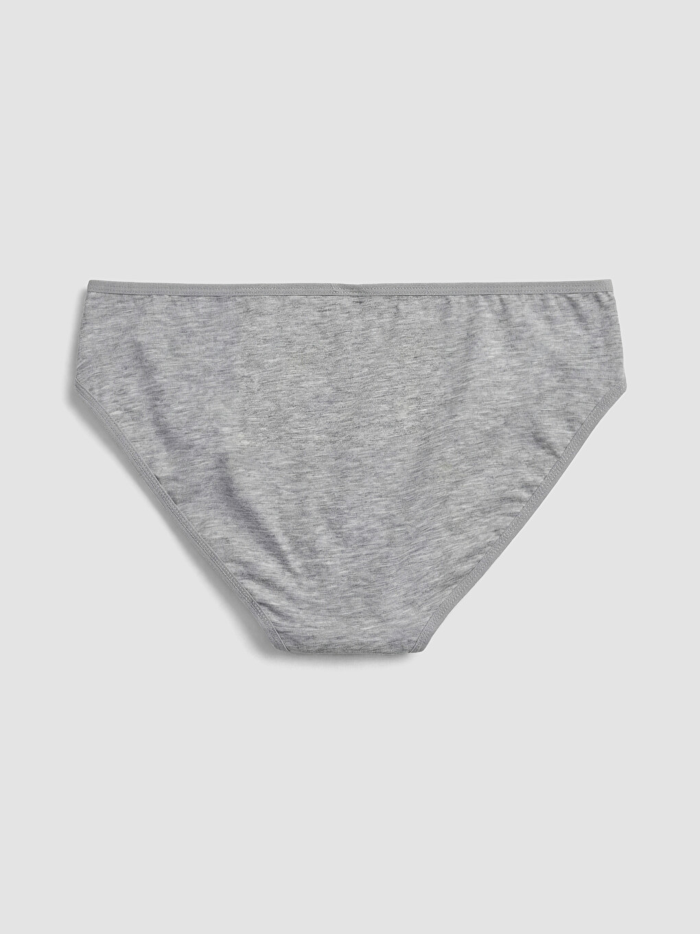 Gri Düz Bikini Külot-3