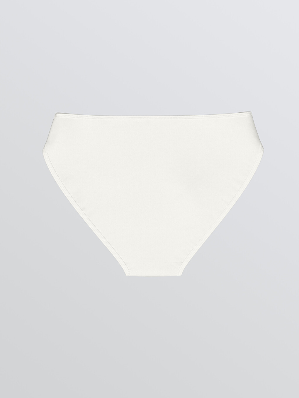 Beyaz Düz Bikini Külot-1