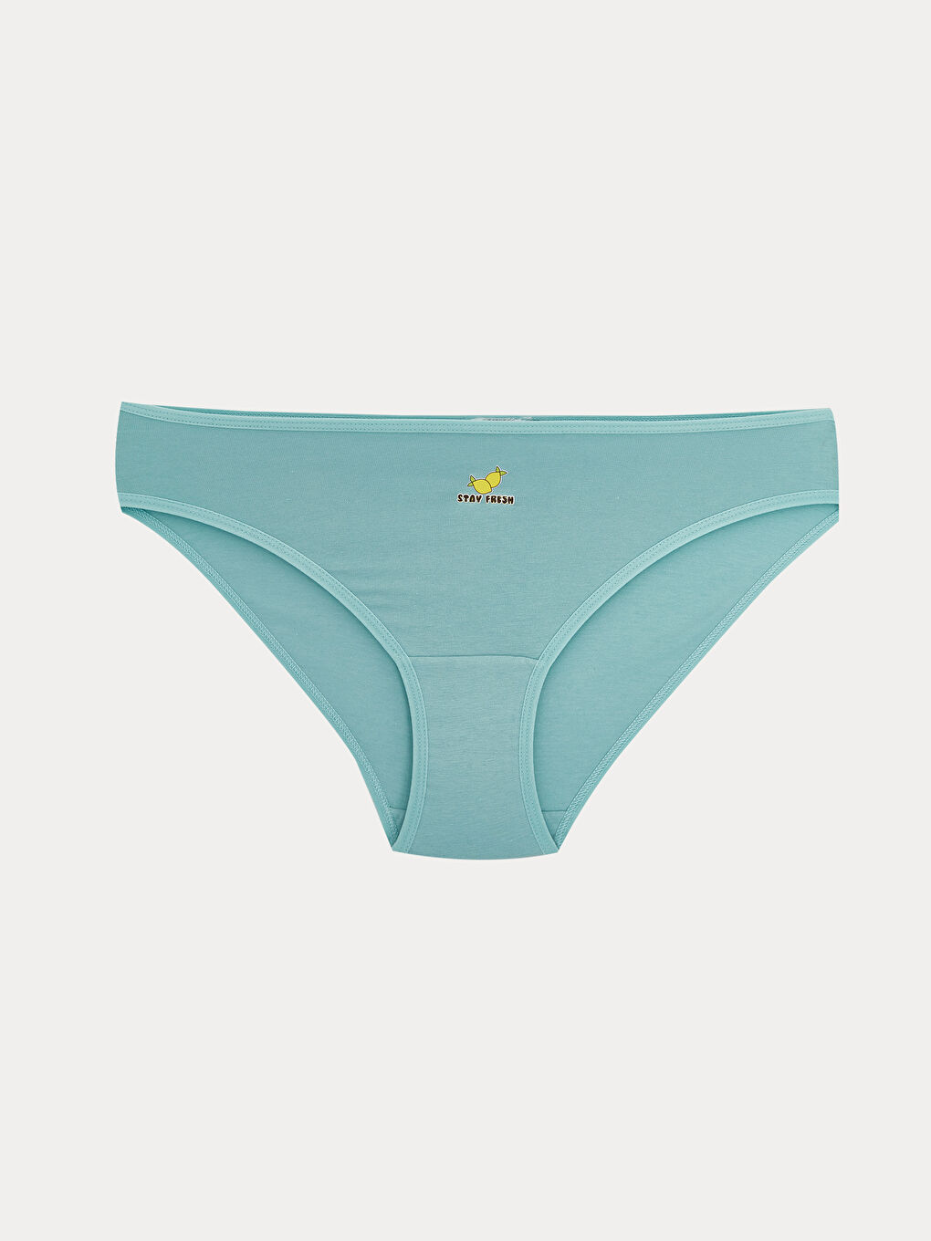 Yeşil Baskılı Bikini Külot