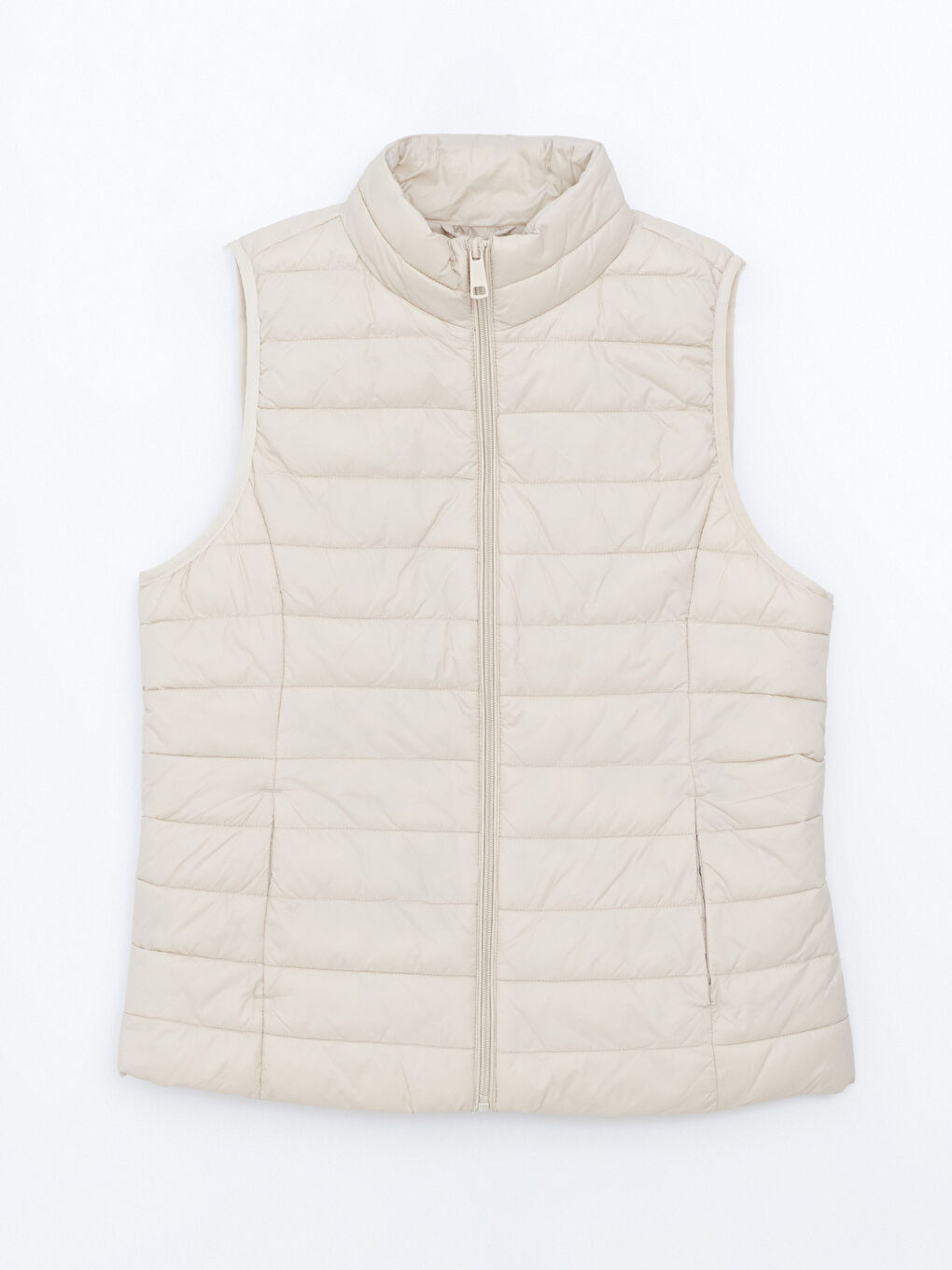 Stand-Up Collar Women'S Puffer Vest -S50230Z8-FWZ