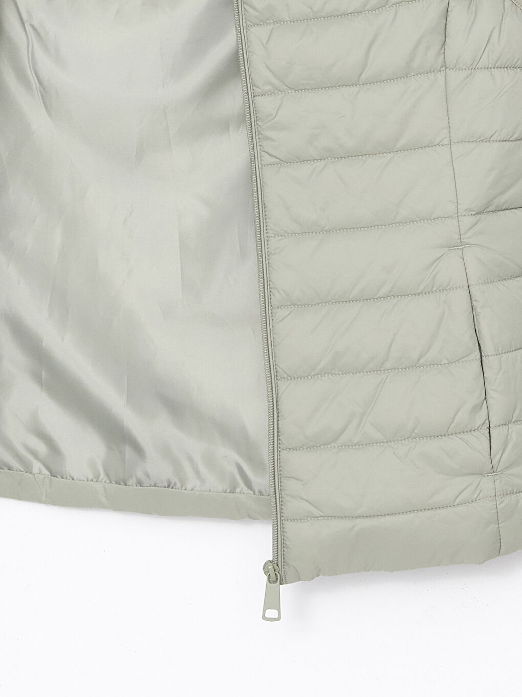 Stand-Up Collar Women'S Puffer Vest -S50230Z8-GGY