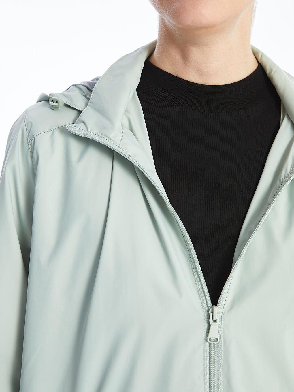 Hooded Women's Raincoat -S50239Z8-FLL