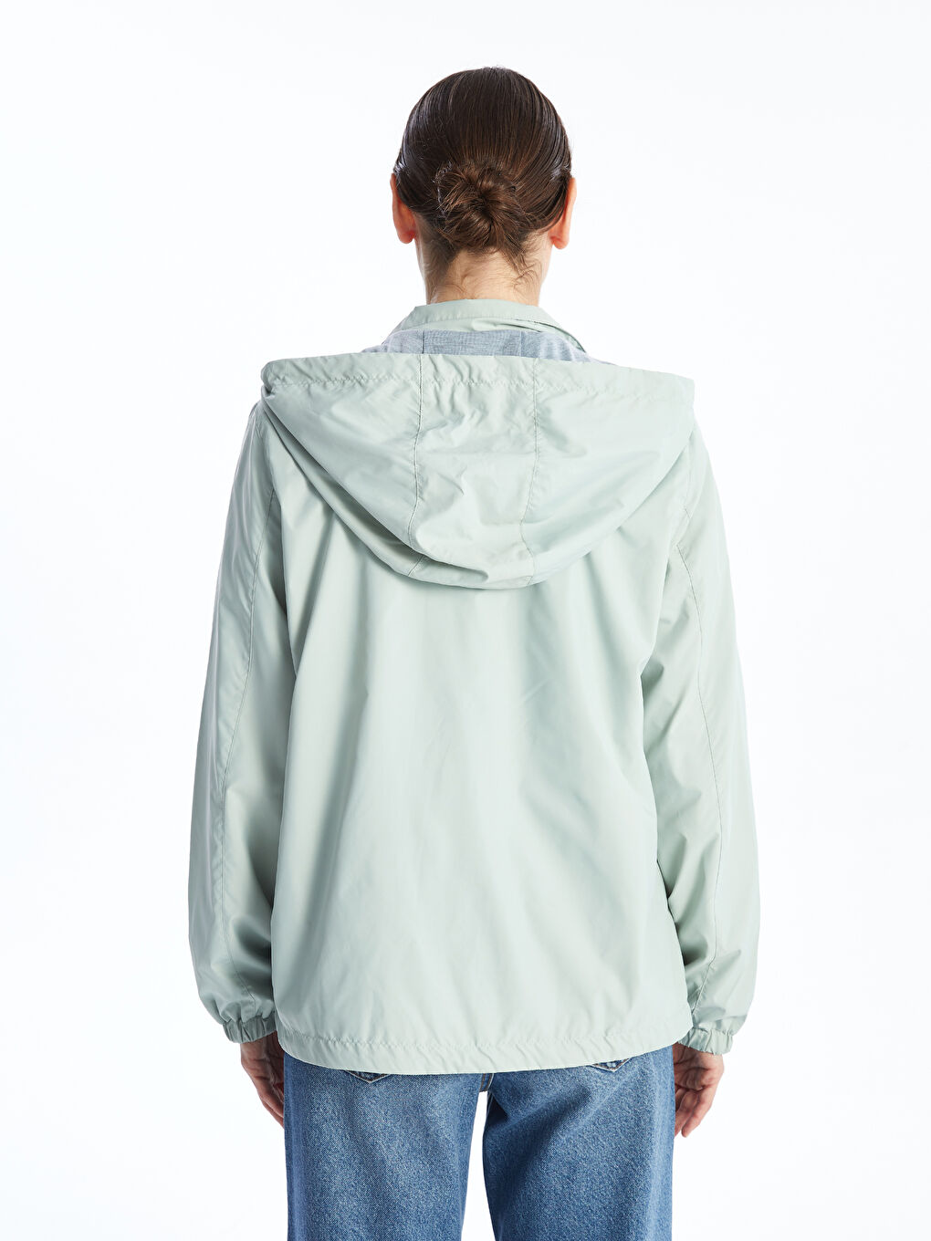 Hooded Women's Raincoat -S50239Z8-FLL