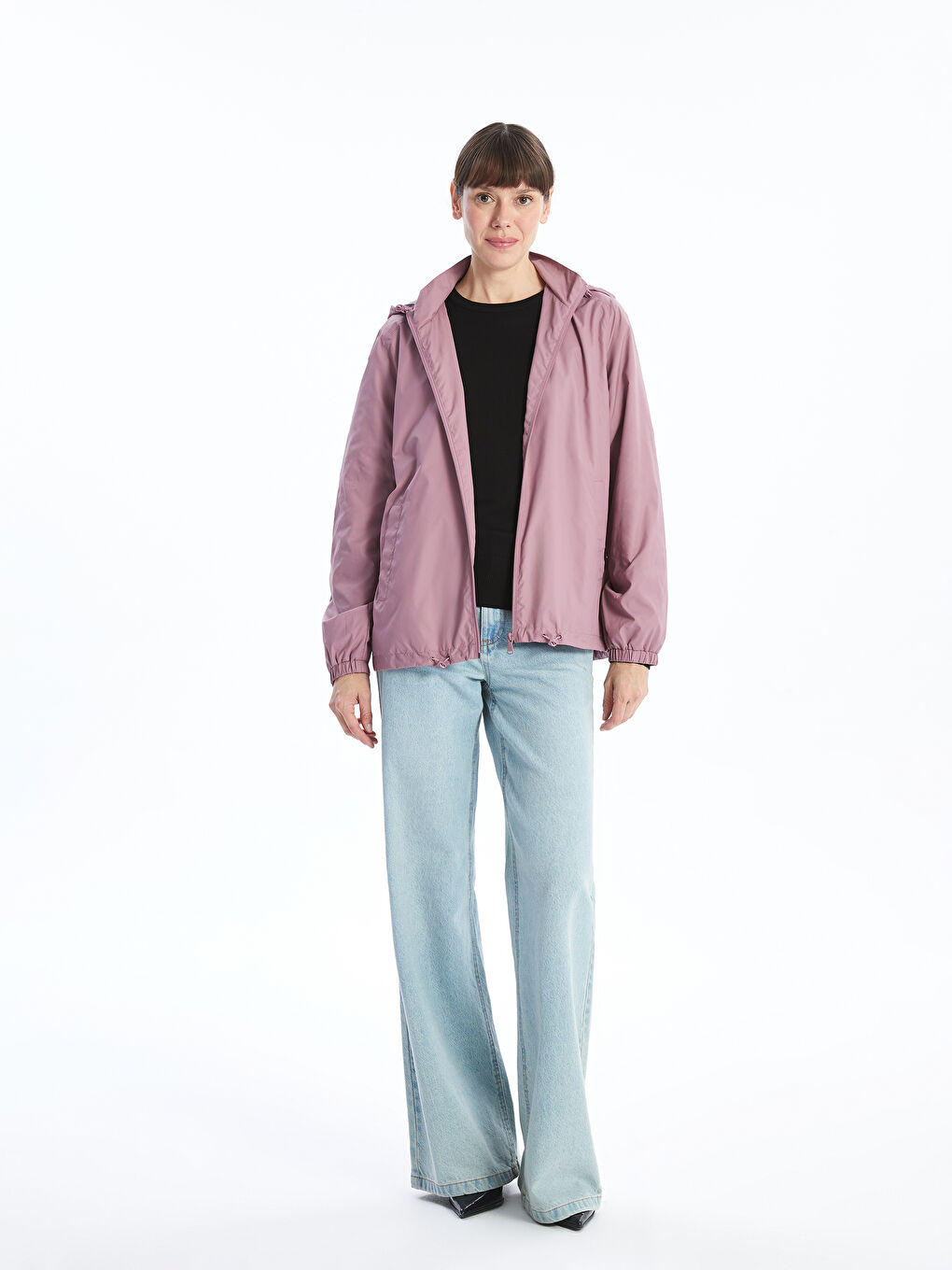 Hooded Women's Raincoat -S50239Z8-G0X