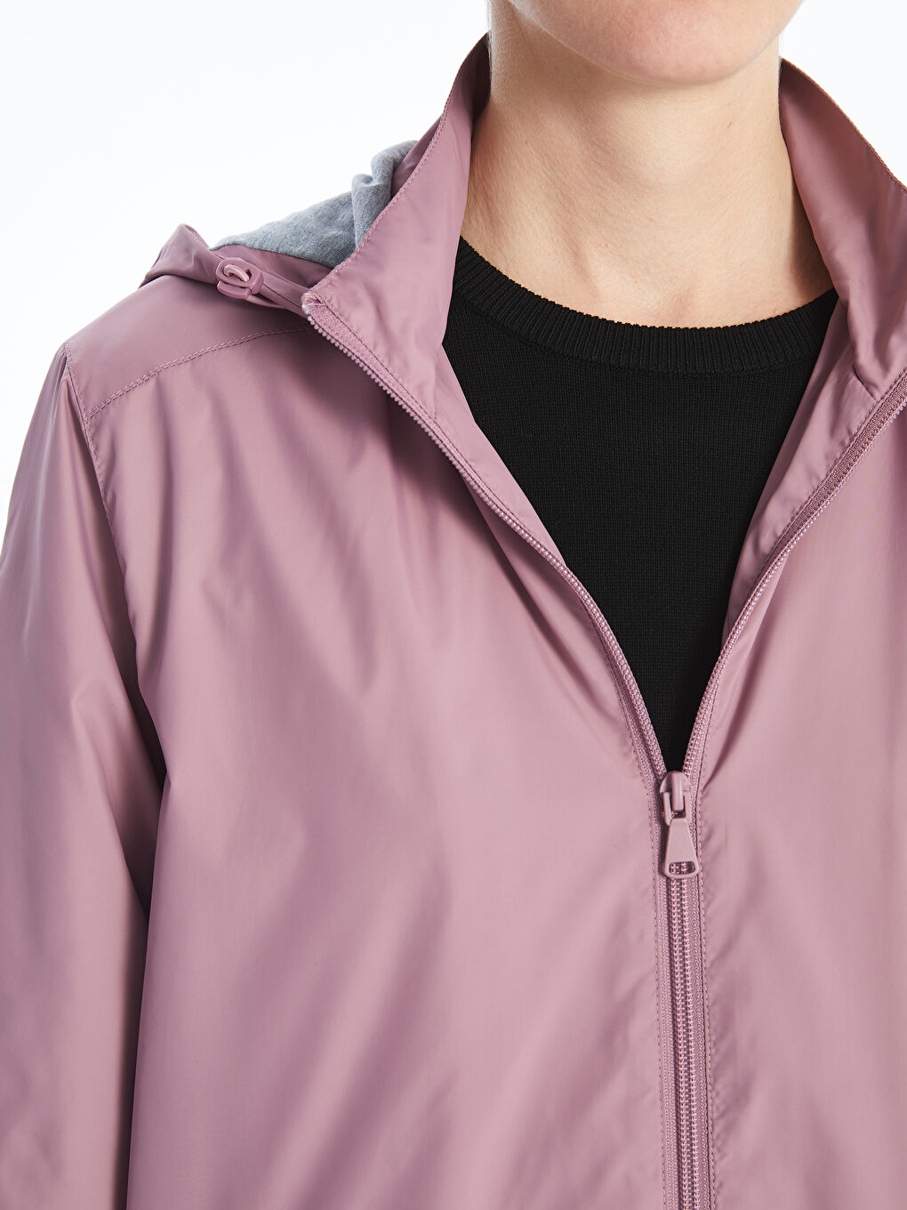 Hooded Women's Raincoat -S50239Z8-G0X