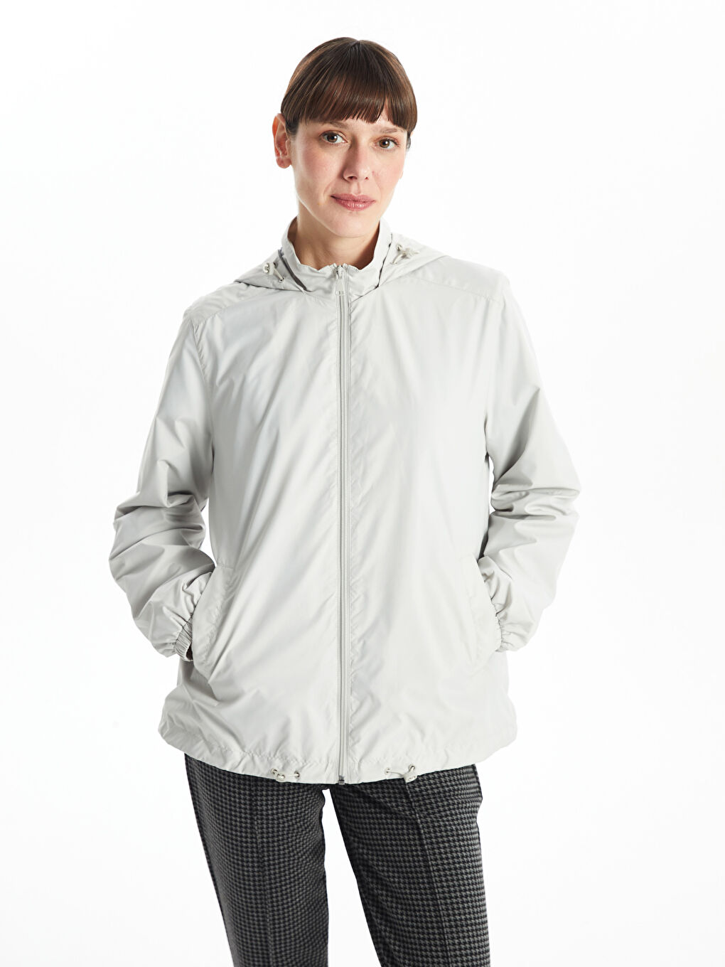 Hooded Women's Raincoat -S50239Z8-G5K
