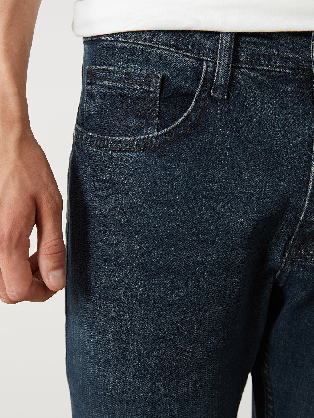 Yeşil 750 Slim Fit Erkek Jean Pantolon-2