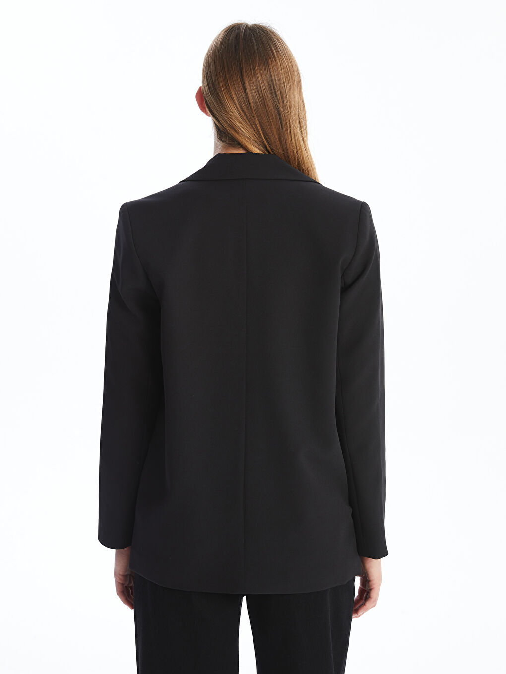 Ženska blazer jakna od krepa -S50245Z8-CVL