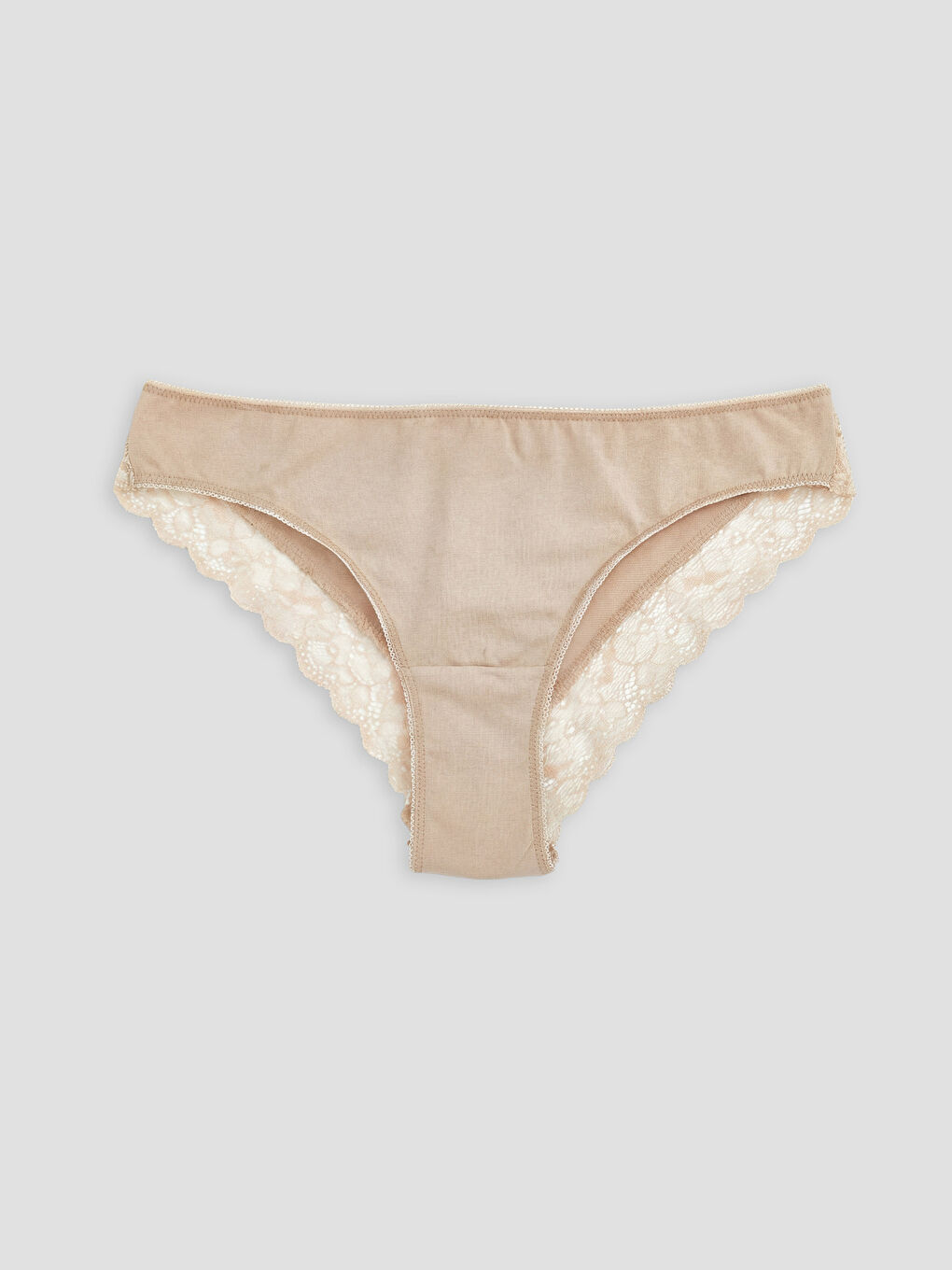 Pembe Dantel Detaylı Brazilian Külot