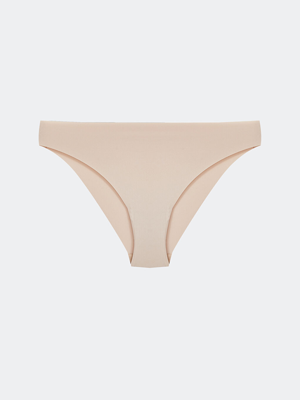 Pembe Düz Lazer Kesim Bikini Külot