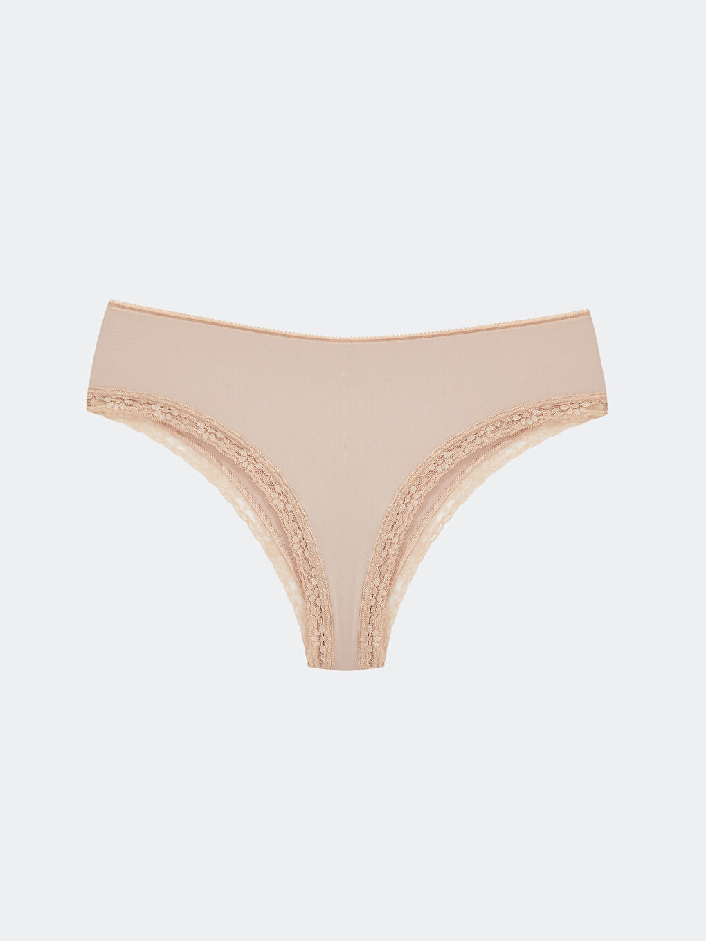 Pembe Dantel Detaylı Brazilian Külot