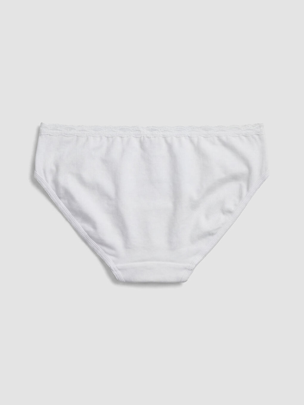 Beyaz Dantel Detaylı Bikini Külot-1