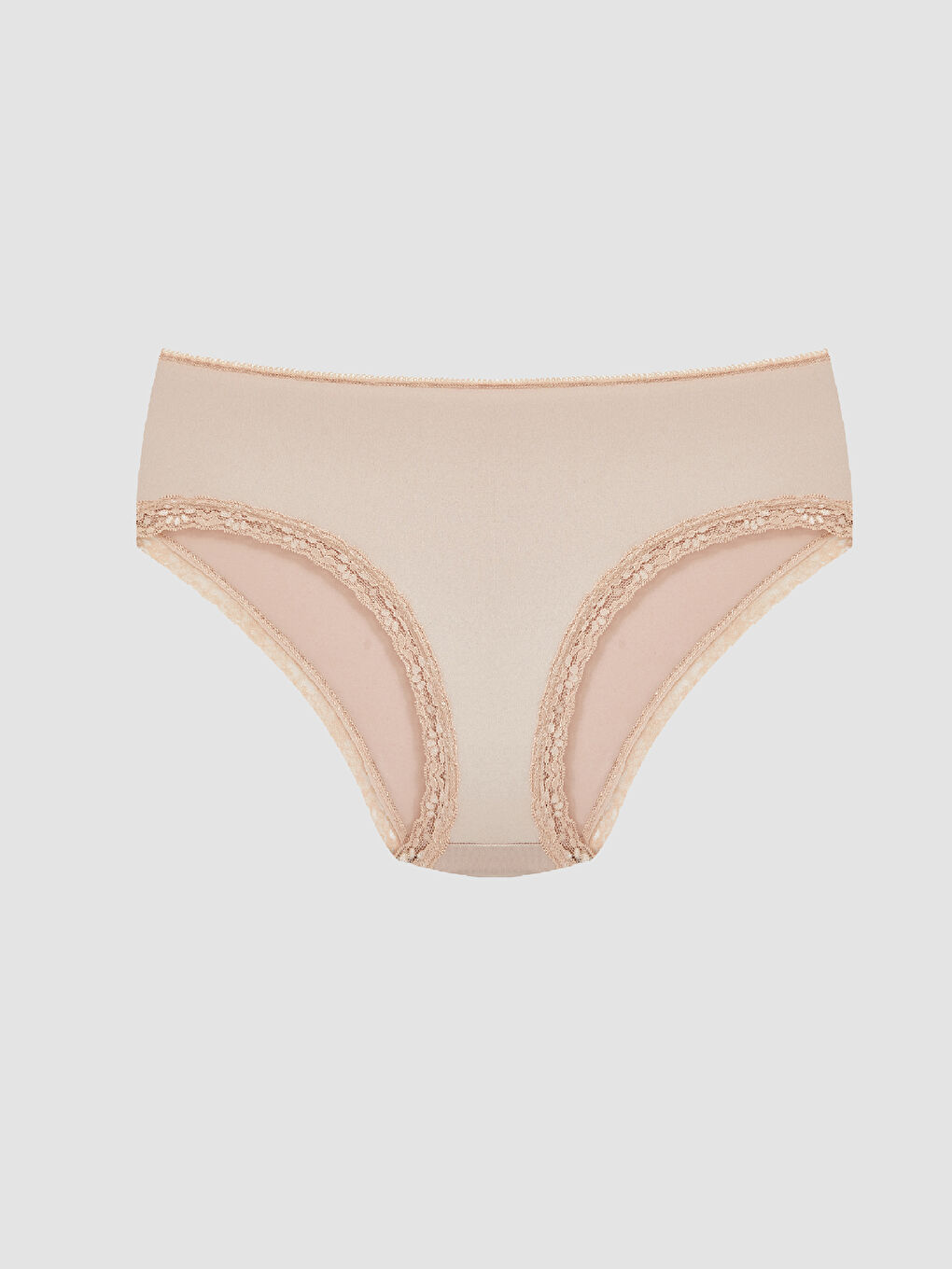 Pembe Dantel Detaylı Hipster Külot-1