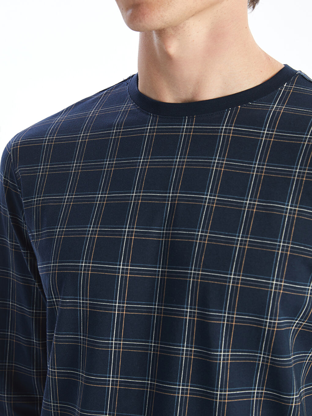 Ensemble de Pyjama Écossais Régulier pour Hommes-2