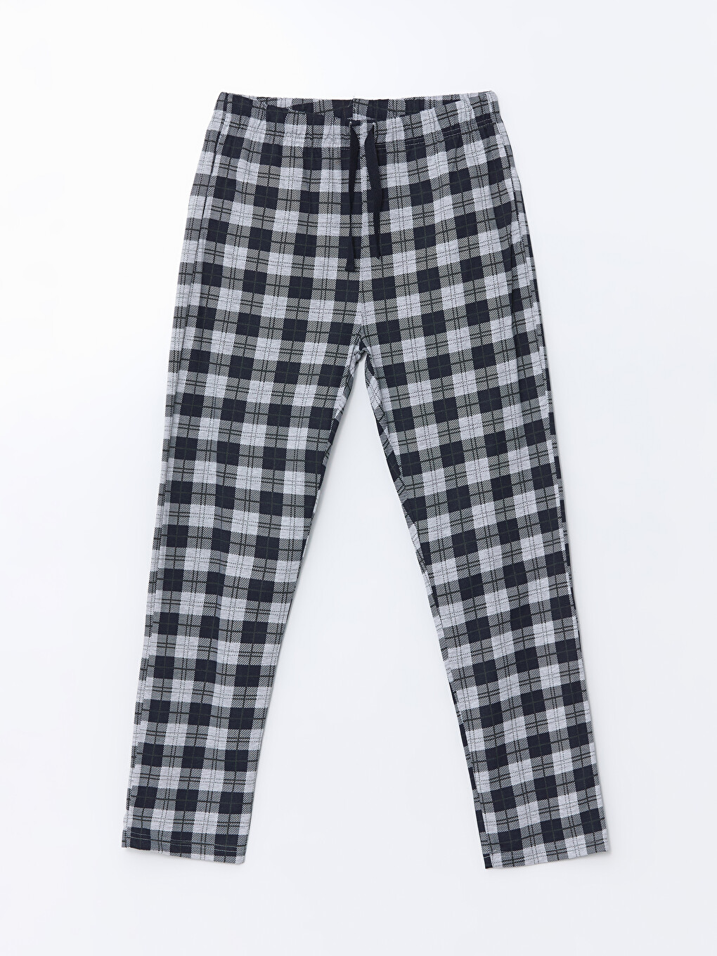 Yeşil Standart Kalıp Ekose Erkek Pijama Alt